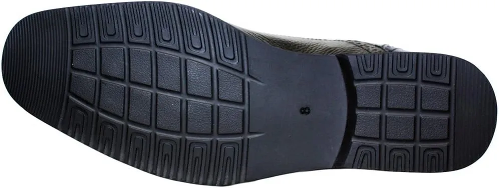 Calden Men's Invisible Height Increasing Elevator Shoes - Black Leather Lace-up Lightweight Formal Dress Oxfords - 2.8 Inches Taller - K320021 - Size 11 D(M) US