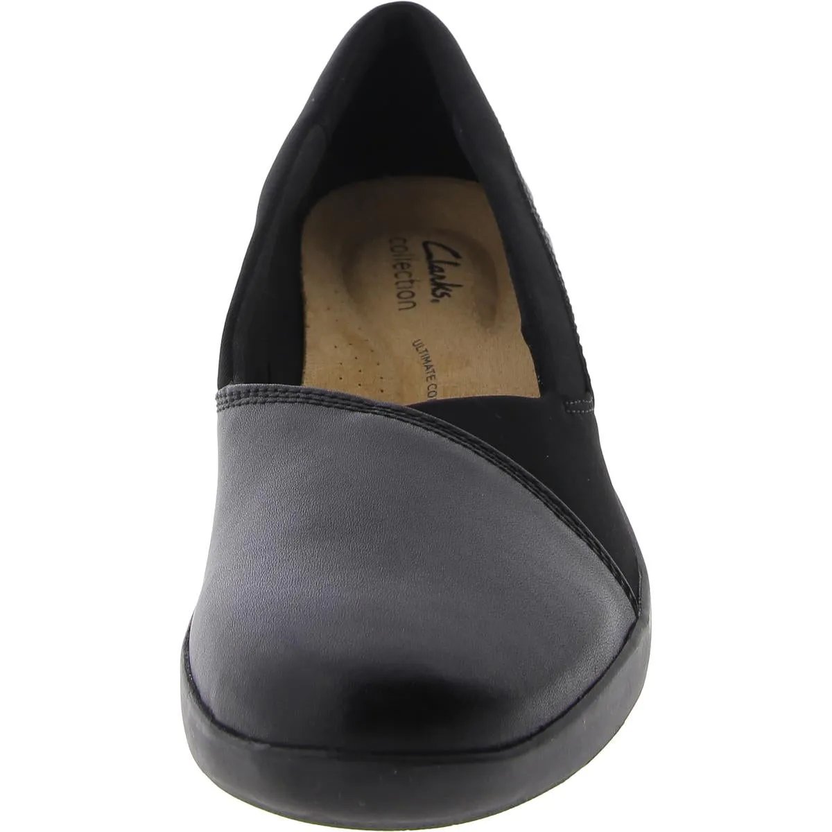Clarks Womens Suttyn Walk Leather Slip-On Loafers