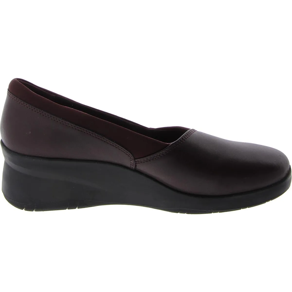 Clarks Womens Suttyn Walk Leather Slip-On Loafers