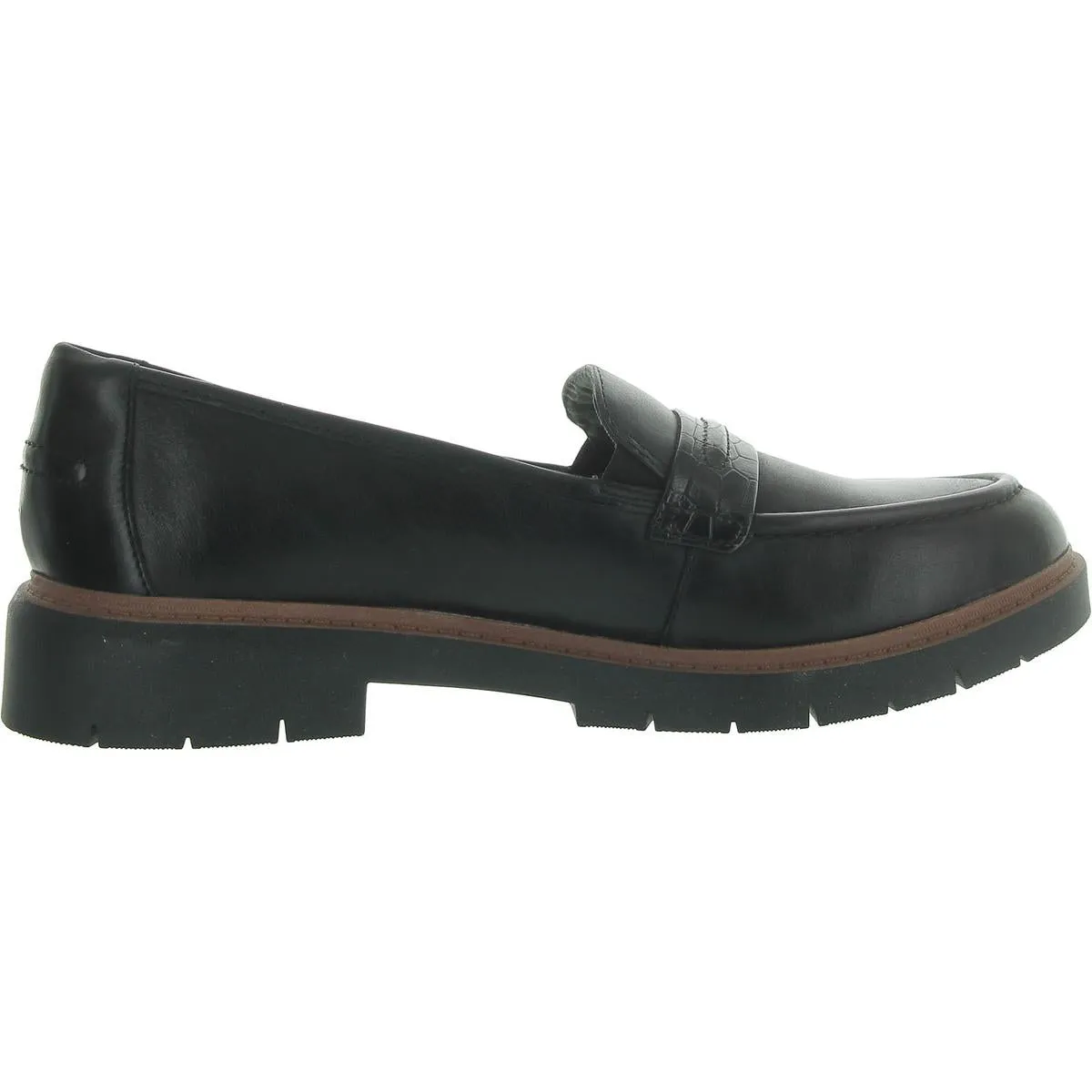 Clarks Womens Westlynn Bay Leather Slip-On Loafers
