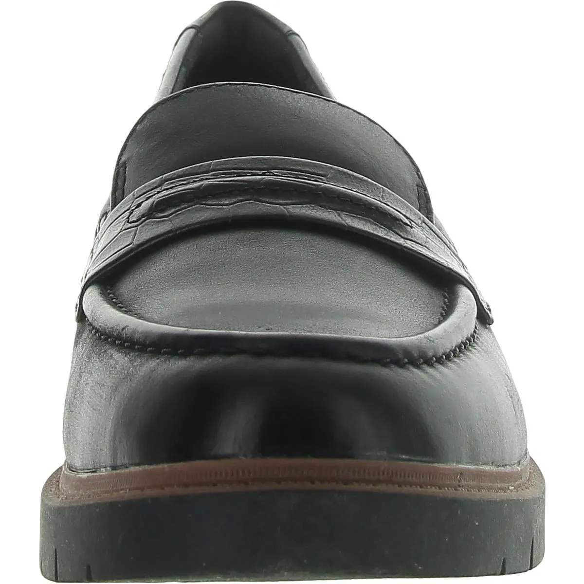 Clarks Womens Westlynn Bay Leather Slip-On Loafers