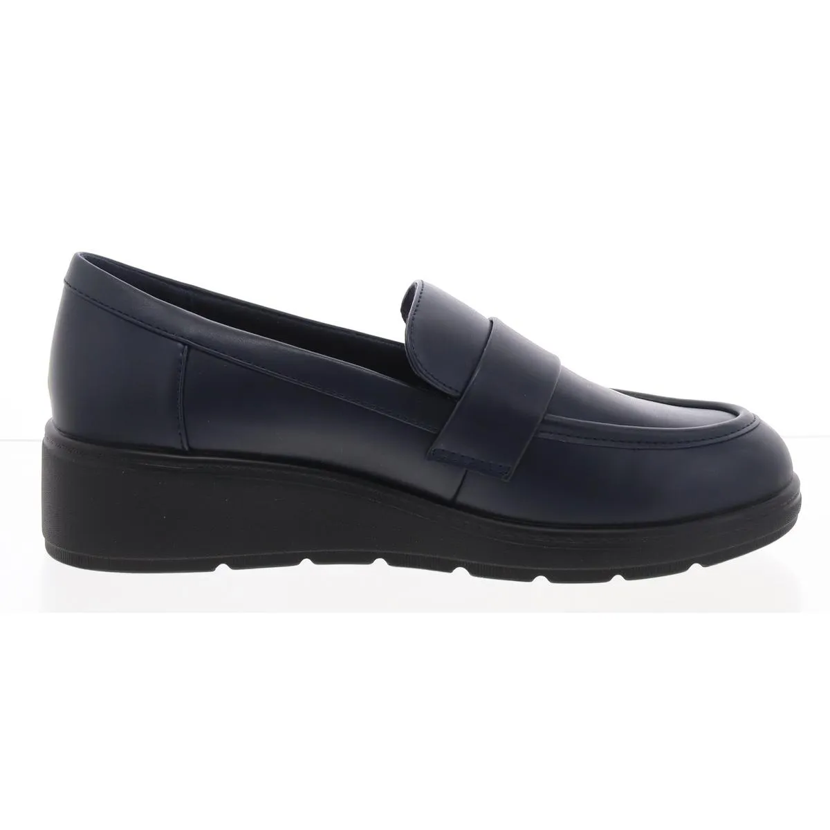 Easy Street Womens Tahlia3 Slip On Wedges Loafers