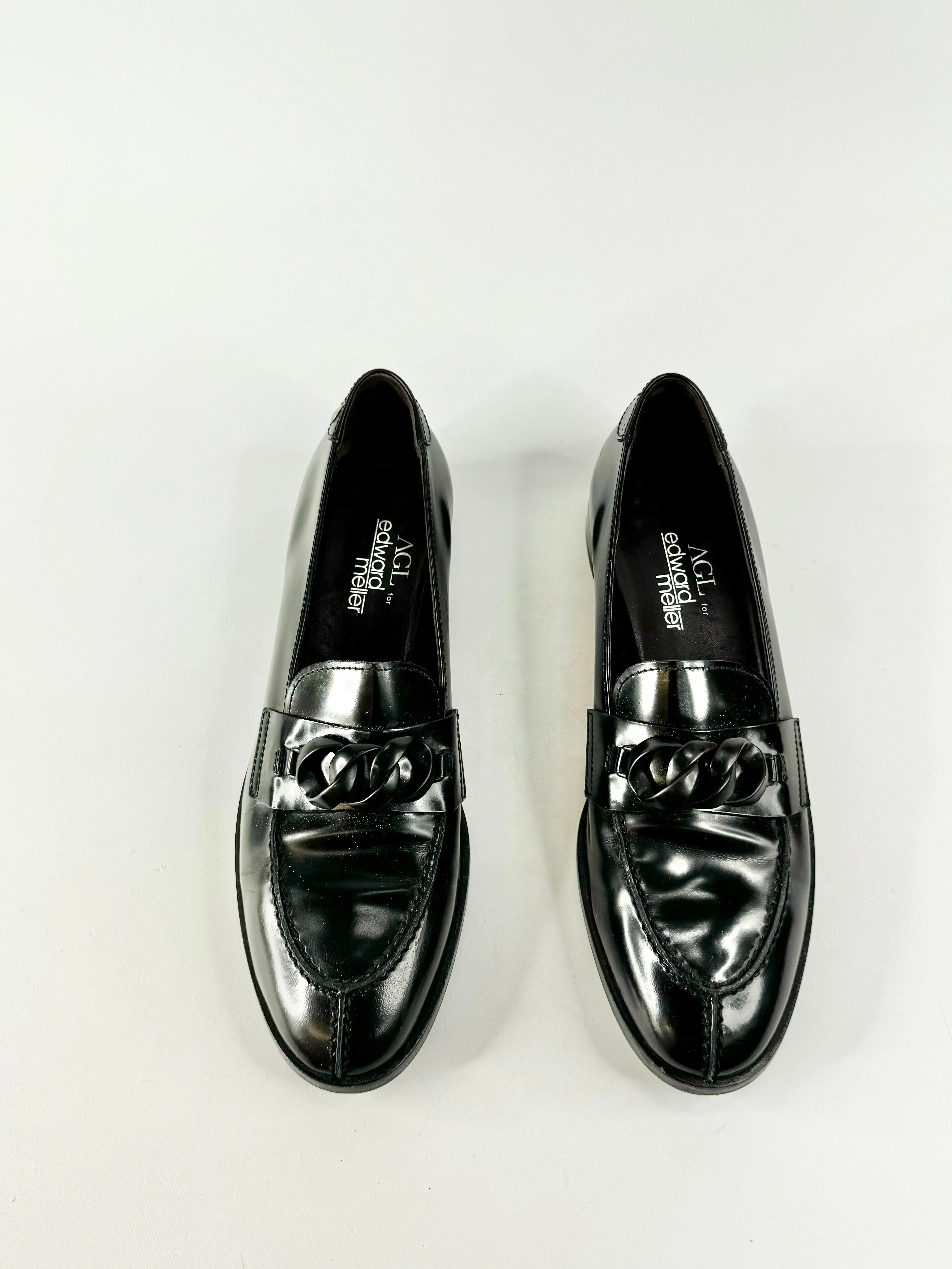 Edward Meller x AGL Black Loafers - EU41