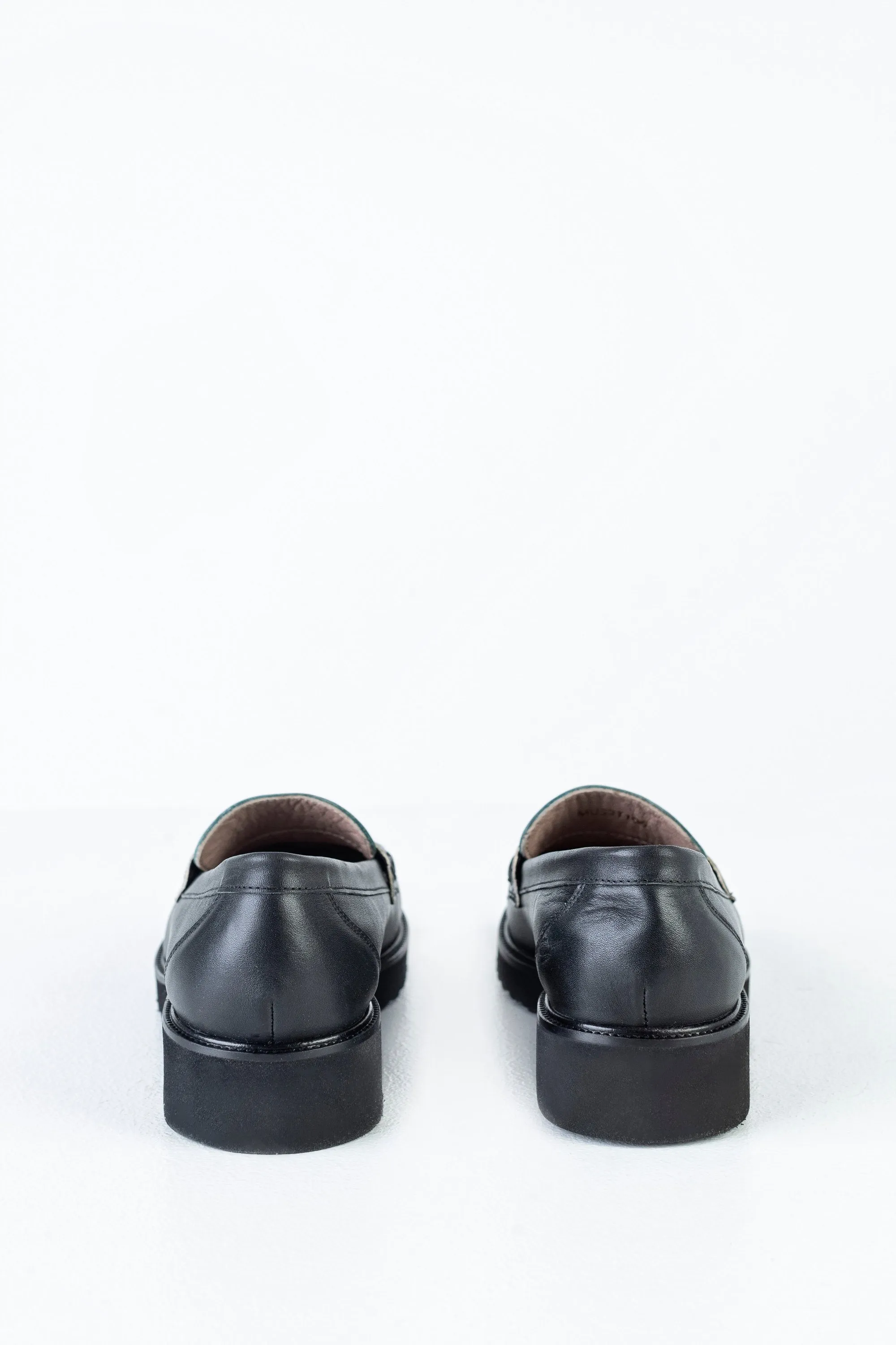 Leather loafers