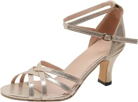 ZSpzx Summer Sandals For Women 2025,Womens Heeled Sandals Ankle Strap Chunky High Heels Block Open Toe Slides Slippers Strappy Sandal Slip on Casual Sexy Summer Beach Shoes for Daily Wear